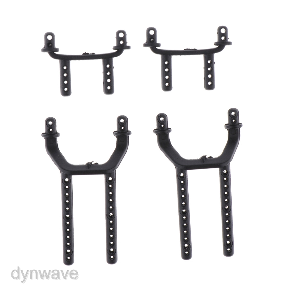Bộ 4 Khung Thân Trước / Sau Màu Đen Chuyên Dụng Cho Mô Hình Xe Đồ Chơi 1: 28 RC Wltoys K989