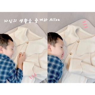 Áo dạ cắt cổ sen - ALISA