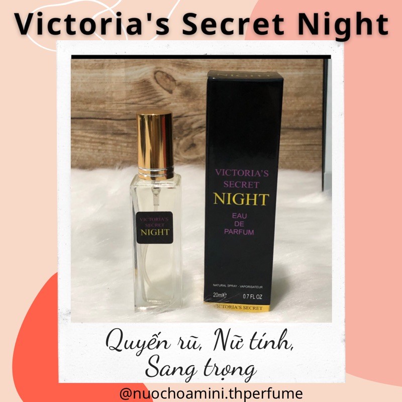 Nước Hoa Mini VICTORIA’S SECRET NIGHT 20ml (Mẫu 5D)