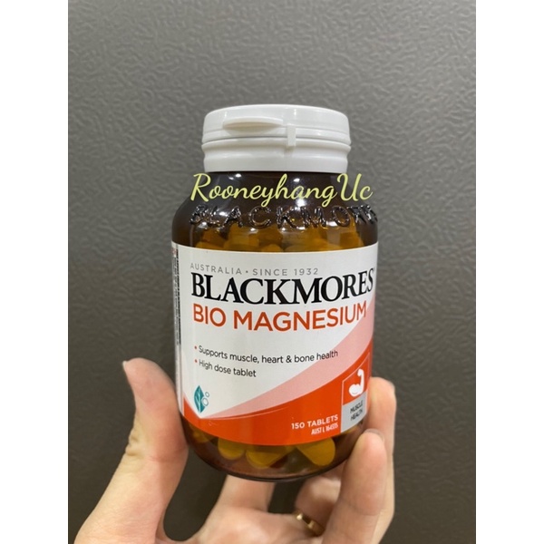 [ HÀNG CHUẨN ÚC DATE 2027] VIÊN UỐNG TĂNG CƯỜNG MAGIE BLACKMORES BIO MAGIE 150 VIÊN