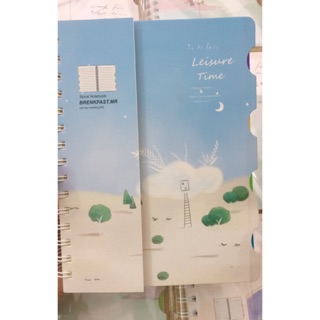 Sổ lò xo bìa cứng phân trang giấy đẹp nhiều mẫu đa dạng hình vẽ đẹp size B5 hoặc A5