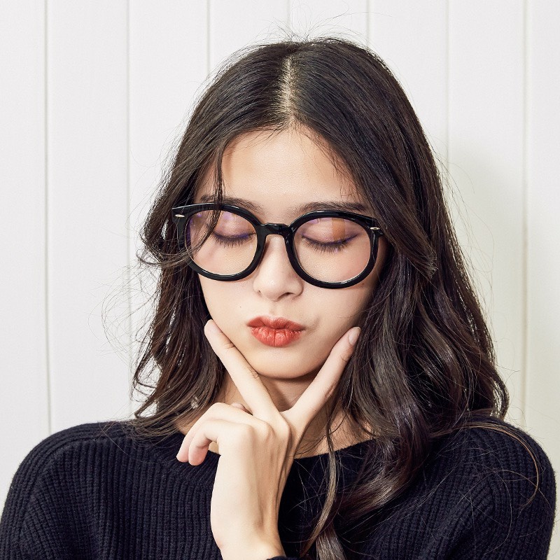 Mắt Kính Gọng FormTròn Retro Phong Cách Hàn Quốc 459 Trẻ trung Hot trend