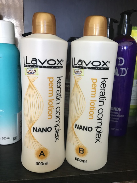 Uốn vạn năng Keratin Nano Complex Lavox 500mlx2