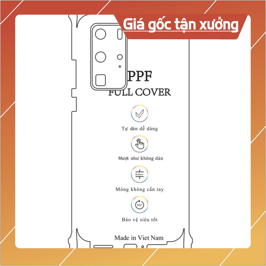 Dán dẻo PPF Huawei P40 Pro