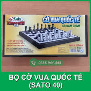 Bộ cờ vua nam châm tiêu chuẩn quốc tế size đại