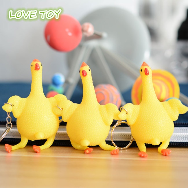 Đồ Chơi Bóp Giảm Stress Hình Gà Đẻ Trứng Ngộ Nghĩnh