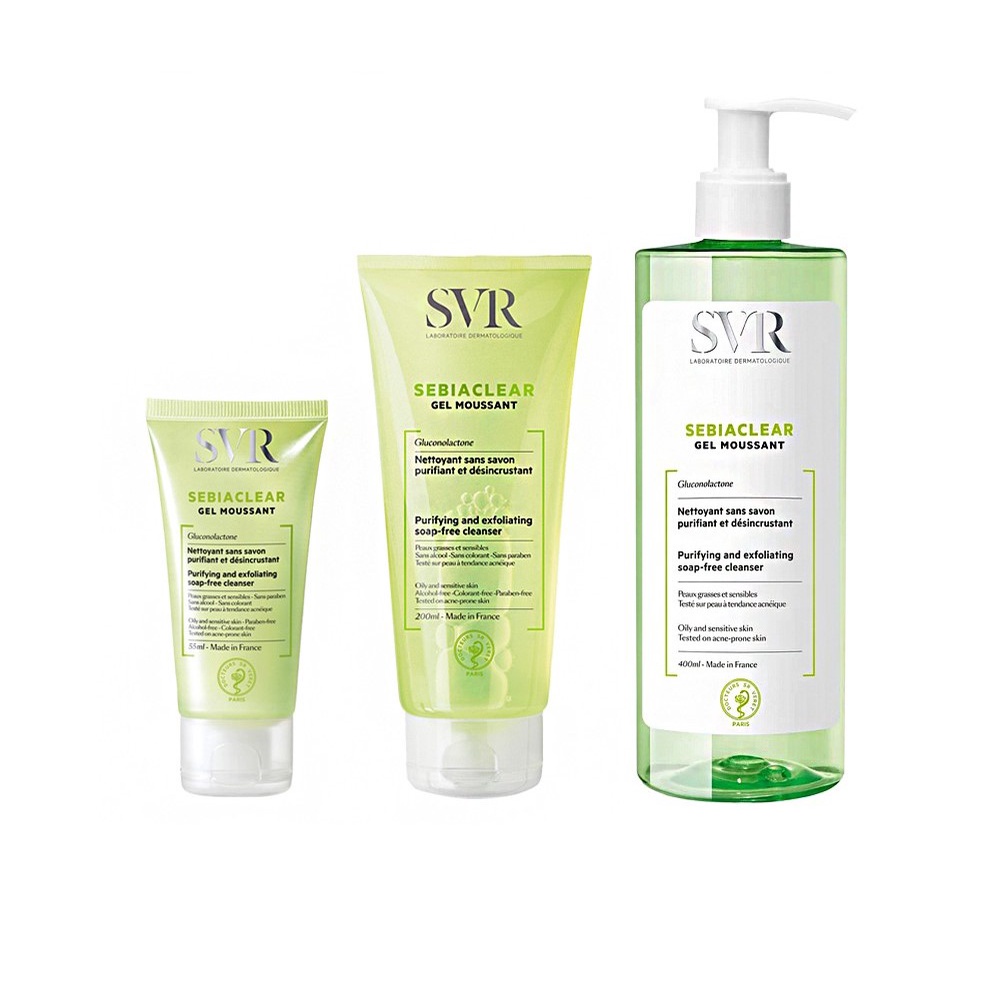 Gel Rửa Mặt SVR - Sữa Rửa Mặt Ngừa Mụn, Trắng Da