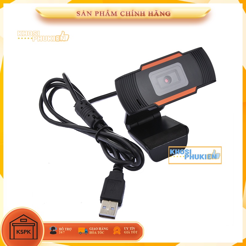 Webcam HỌC ONLINE CHO MÁY TÍNH GIÁ RẺ CÓ MIC KSPK WEBCAM720