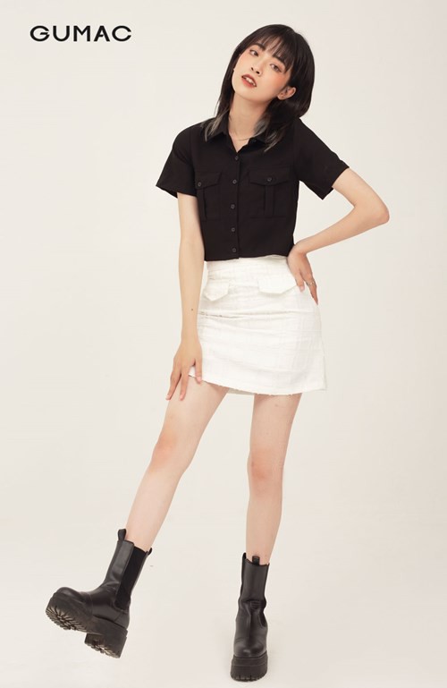 [Mã WABR2711 giảm 10% đơn 250K] Chân váy A cơ bản GUMAC dáng basic nhiều màu năng động VB371 | BigBuy360 - bigbuy360.vn