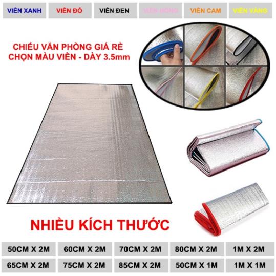 Chiếu ngủ trưa văn phòng cá nhân dày 3.5ly - chọn kích thước - chọn màu viền - thảm ngủ trưa cá nhân , thảm du lịch