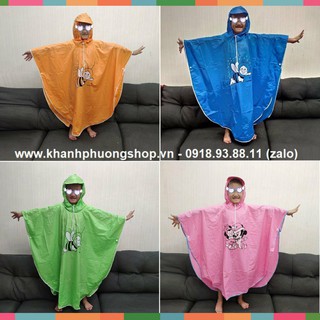 áo mưa cánh dơi trẻ em - áo mưa cánh dơi em bé