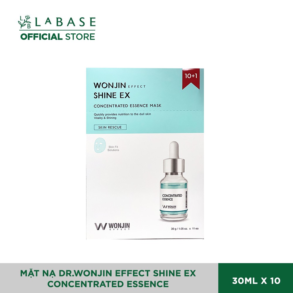 Mặt Nạ Dr.Wonjin Effect Shine EX Concentrated Essence Hộp 10 Miếng Tặng Kèm 1 Miếng