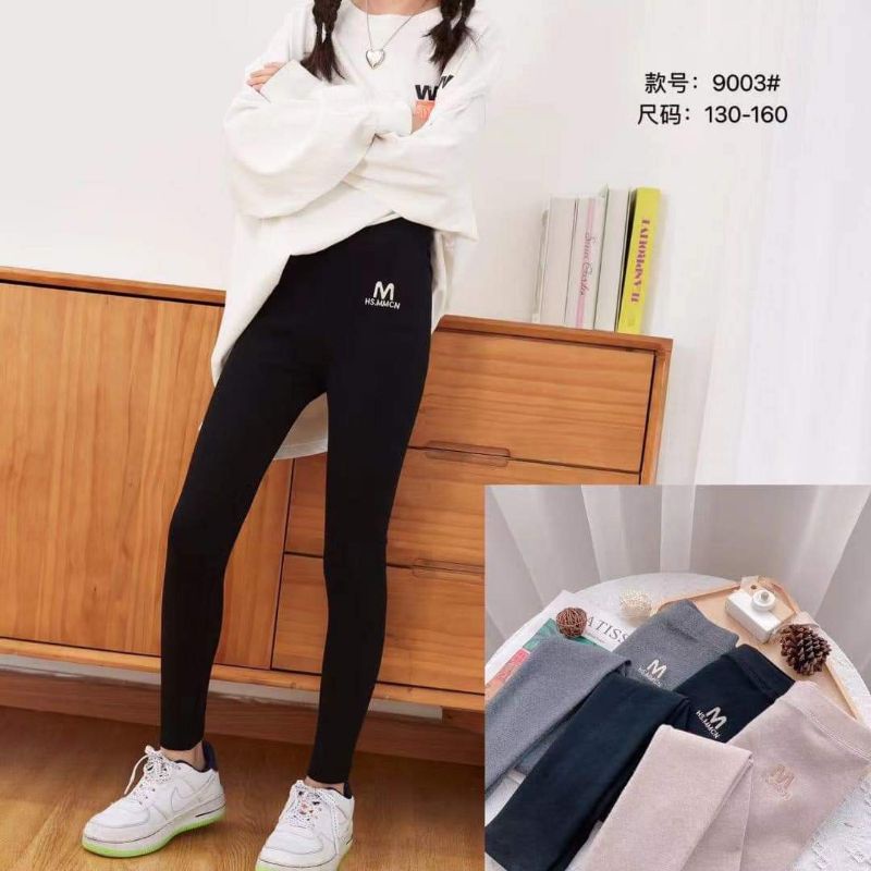 Quần nỉ lót lông sai đại cho bé gái từ 30 - 35kg