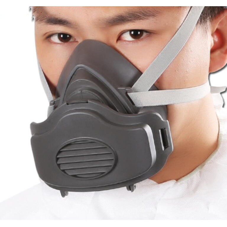 Full Bộ Mặt Nạ Khẩu Trang Chống Độc 3200 Lọc Bụi Mịn, Ngăn Chất Độc Hại