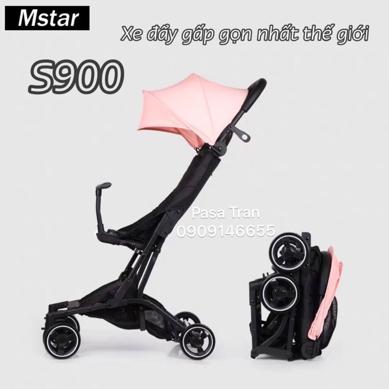 Xe đẩy du lịch siêu gấp gọn siêu nhẹ Mstar S900