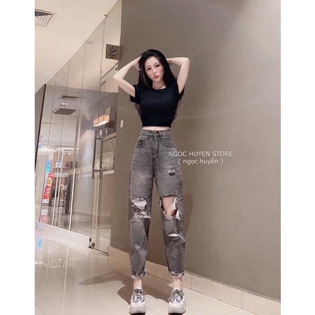 quần bagy rách
