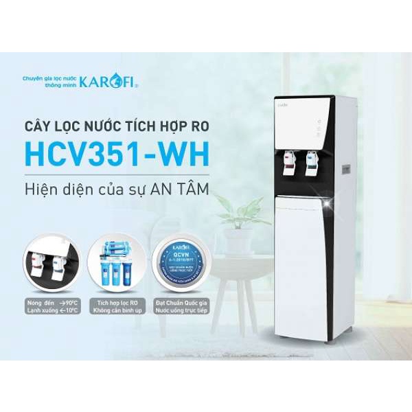 MÁY LỌC NƯỚC NÓNG LẠNH KAROFI HCW 351-RO