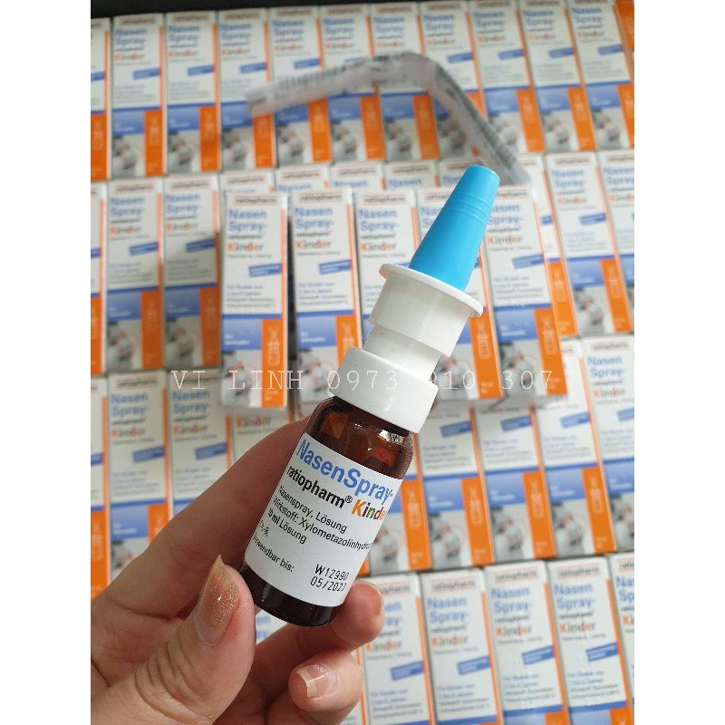 Bill Đức- Xịt mũi Nasenspray ratiopharm Kinder 10ml