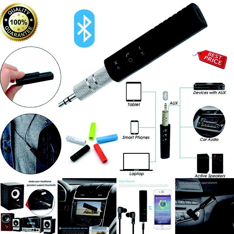 Bộ nhận audio bluetooth không dây jack cắm 3.5mm cho loa xe hơi