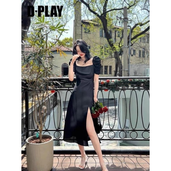 VÁY DÀI CỔ VUÔNG XẺ TÀ BIGSIZE 60-90KG