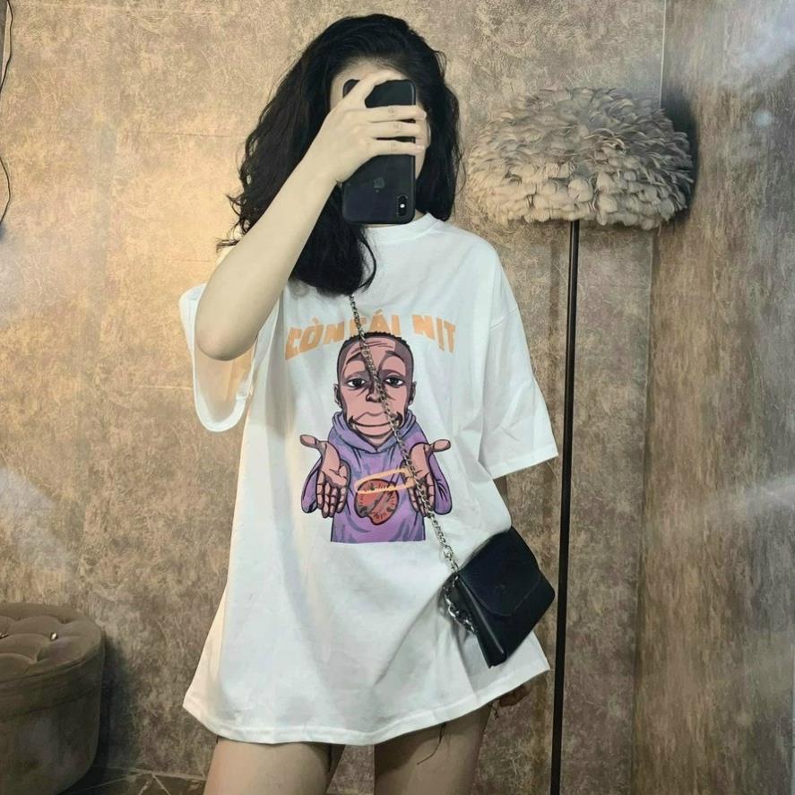 Áo Thun Tay Lỡ Còn Cái Nịt, Form rộng oversize, áo phông unisex, chất liệu Cotton - KKIM Shop