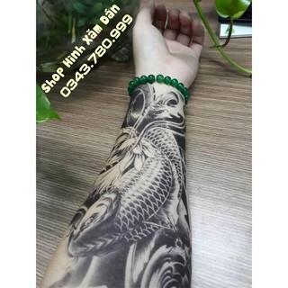 COMBO 4 HÌNH XĂM CÁ CHÉP - NHƯ THẬT 99%