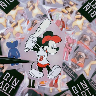 Decal Logo Sticker Patch in áo ủi trực tiếp lên vải hình chuột micky