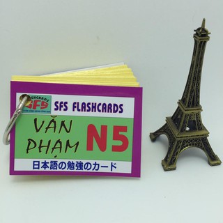 Bộ thẻ tiếng nhật văn phạm N5