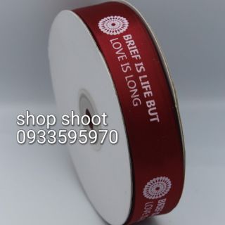 RUY BĂNG LỤA 3 PHÂN CHỮ  love is long