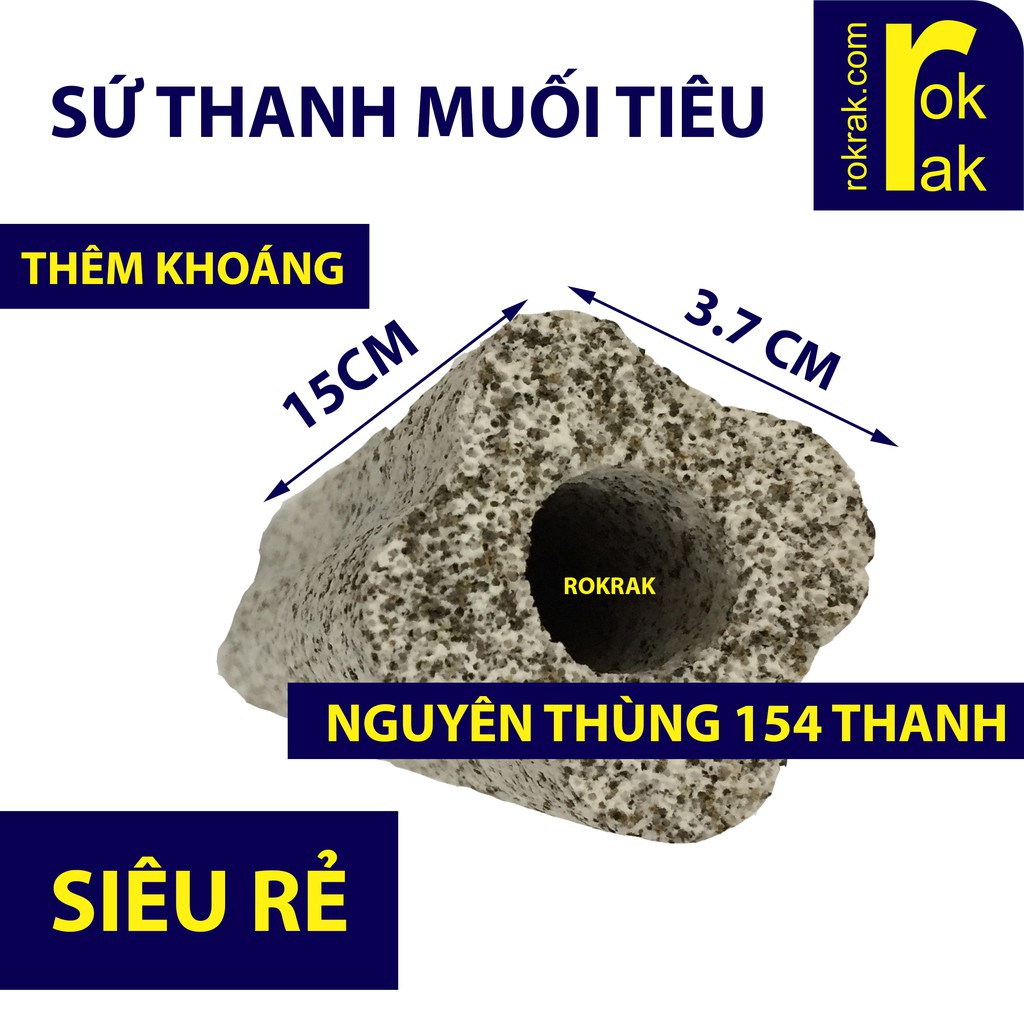 Sứ lọc thanh mè LỚN Nguyên Thùng 154 cây (Bán Sỉ)