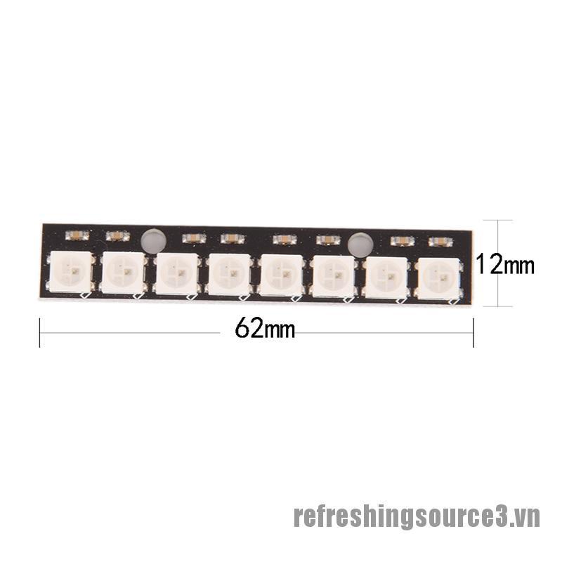 Bảng Mạch Điều Khiển Đèn Led 8 Kênh Ws2812 5050 Rgb Màu Đen Cho Arduino > Ref3