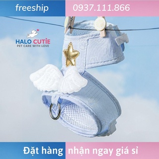 Dây dắt kèm đai yếm có đôi cánh cho chó mèo, thú cưng