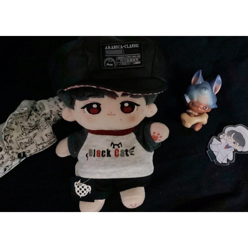 Set Báo chí gấu và Tạp chí mèo cho doll 20cm