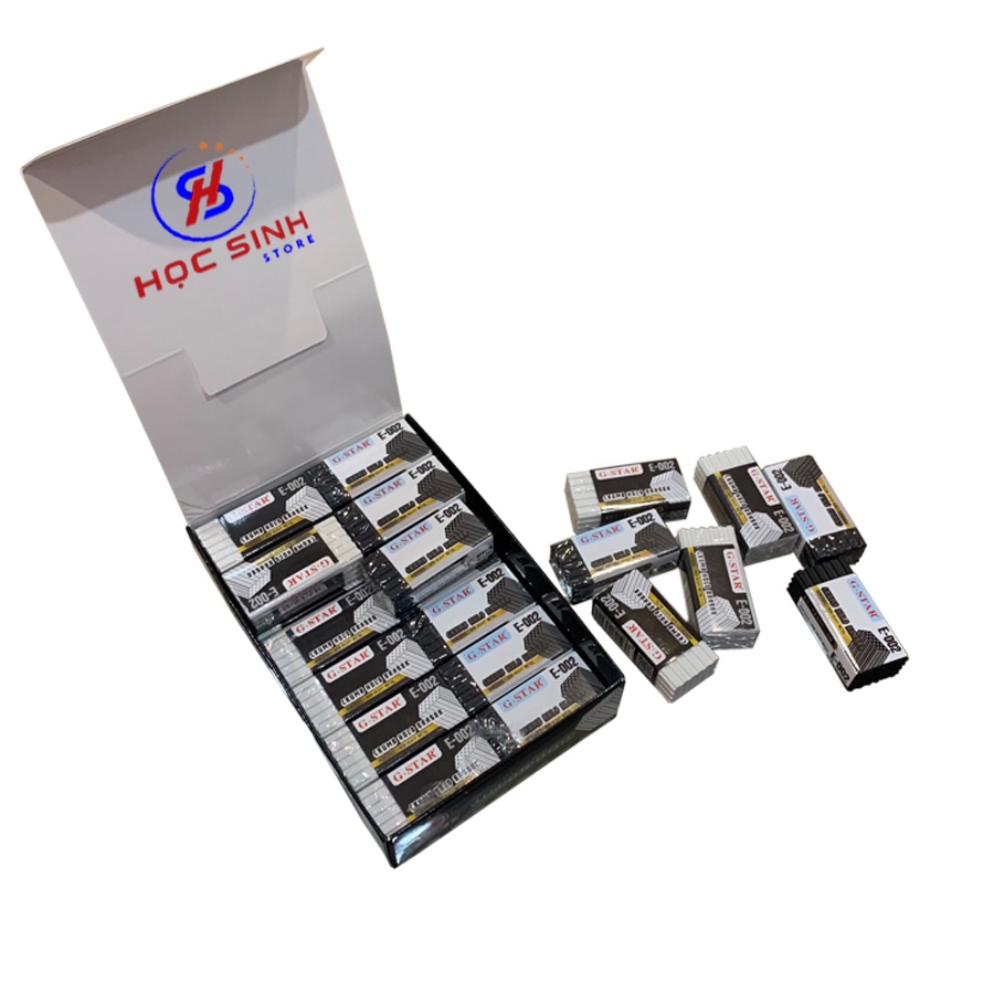 [ Giá sỉ ] Hộp 24 Cái Gôm Tẩy Chỉ Cao Cấp Gstar E002
