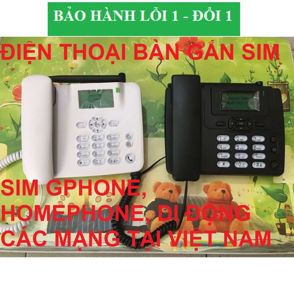 ☎️ Máy Điện Thoại Để Bàn ☎️ Gắn Sim GSM ETS3125i và GSM F316