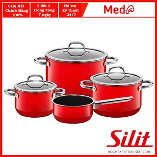 Bộ Nồi Silit Passion Red 4 Món (Nhập Khẩu Đức)