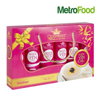 Hộp 6 Lon Nước Yến COLLAGEN QUEENNEST (190ml x 6 LON)
