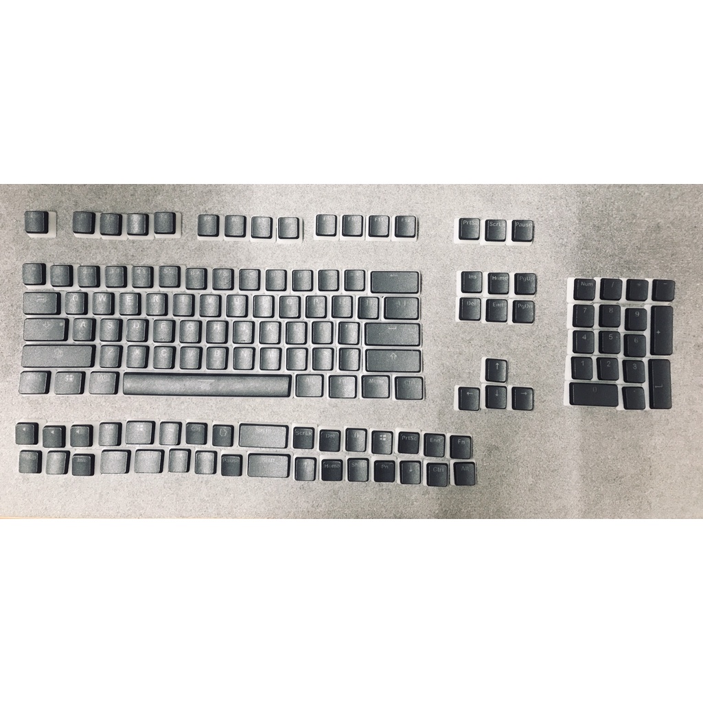 Keycap Pudding PBT  Phím Xuyên Led Double Shot cho phím cơ