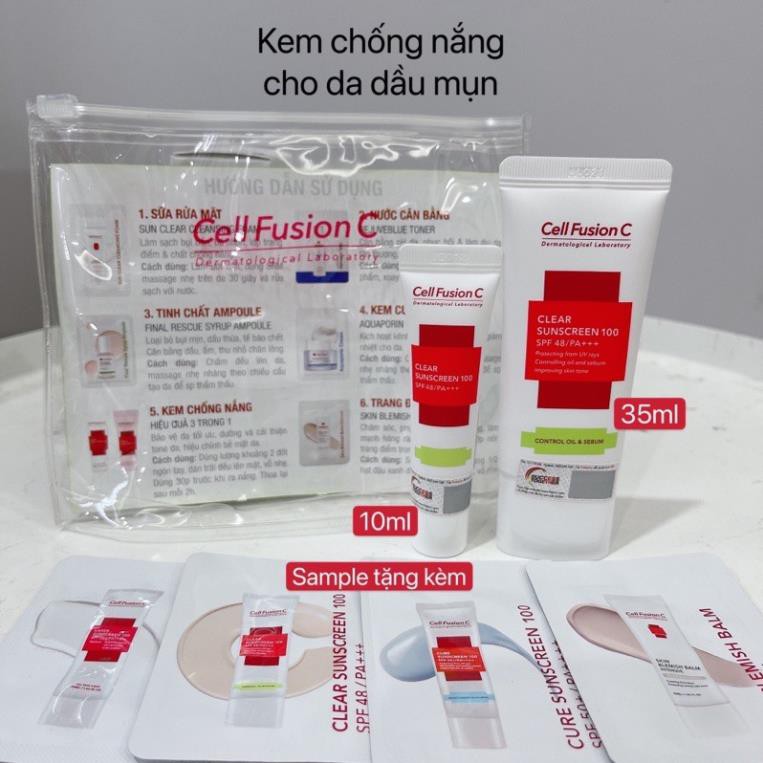 (35ml) kem chống nắng Cell Fusion C