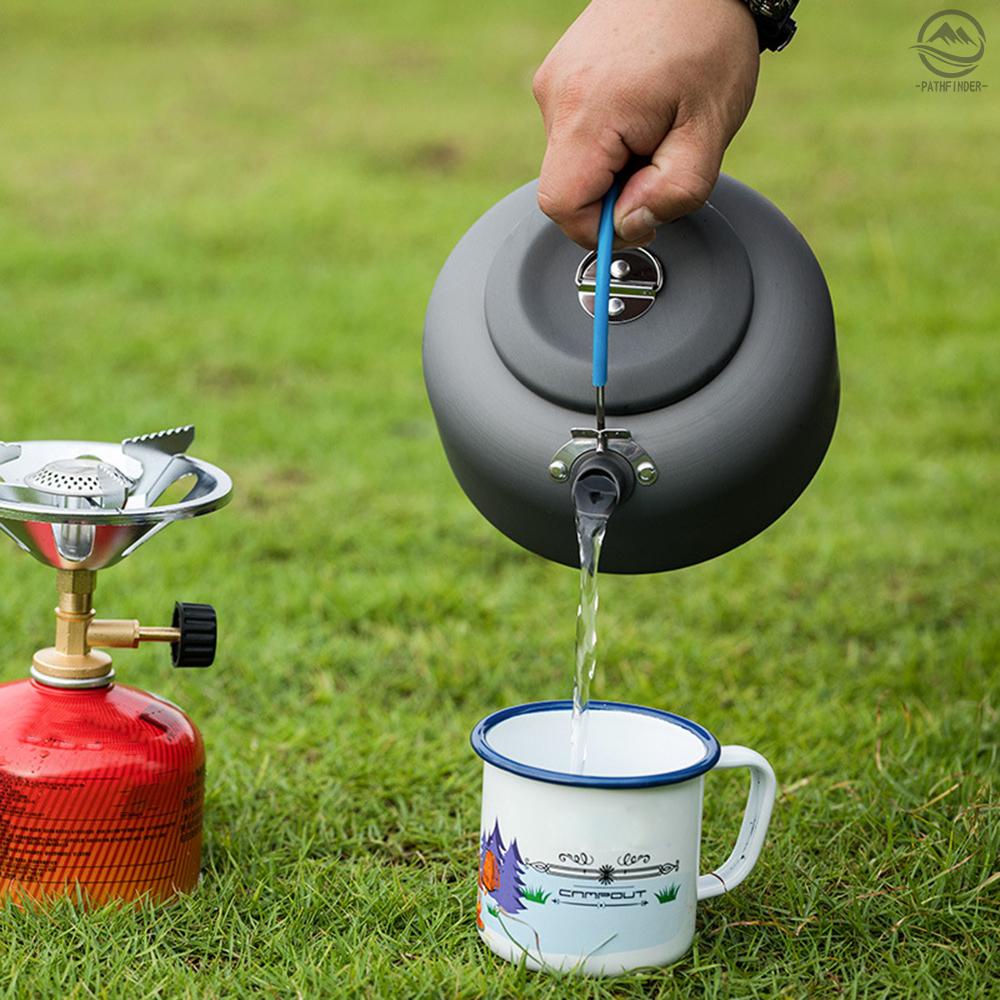 Ấm Đun Nước Siêu Nhẹ Bằng Nhôm 0.8l / 1.4l Tiện Dụng Mang Theo Du Lịch Cắm Trại | BigBuy360 - bigbuy360.vn