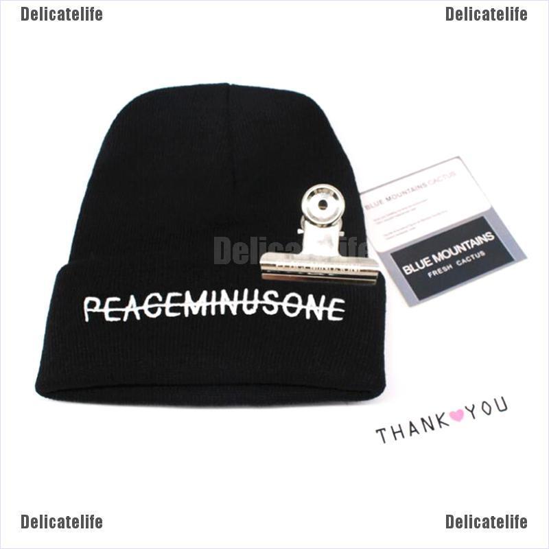 Mũ beanie dệt kim phong cách unisex hình kpop bigbang GD