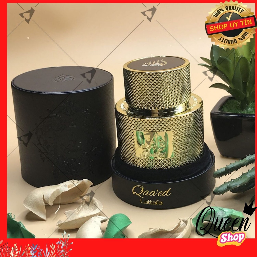 QUÀ TẶNG 50k| Nước hoa Dubai Unisex LATTAFA QAA'ED EDP 100ML CAM KẾT CHÍNH HÃNG