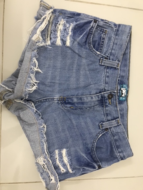 Thanh lý quần short jeans lưng cao bigsize