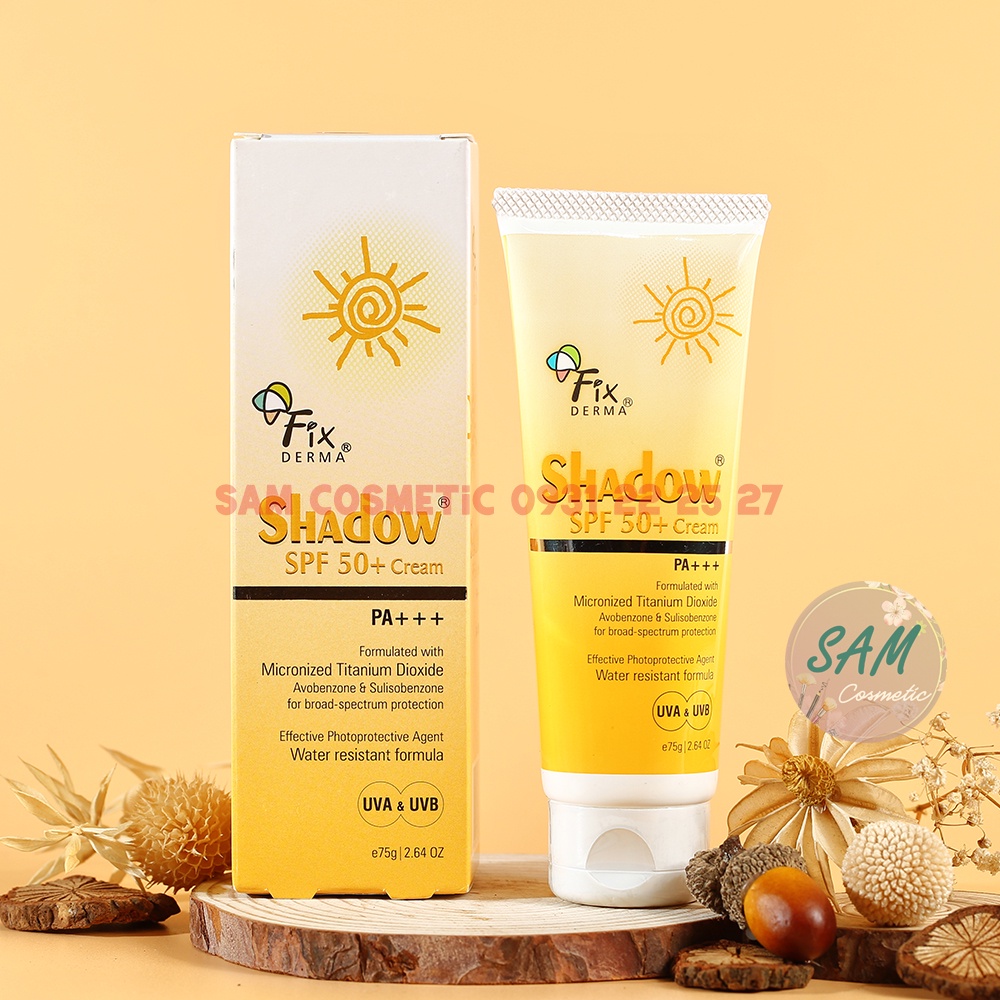 [HÀNG CÔNG TY] Kem Chống Nắng Fixderma Shadow SPF 50+ (75g)