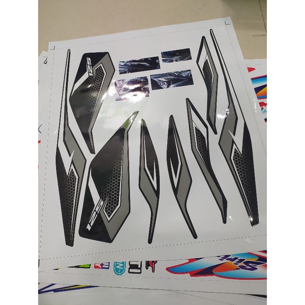 Tem Rời Air Blade 2016-2019 Dán Xe Đen Bóng