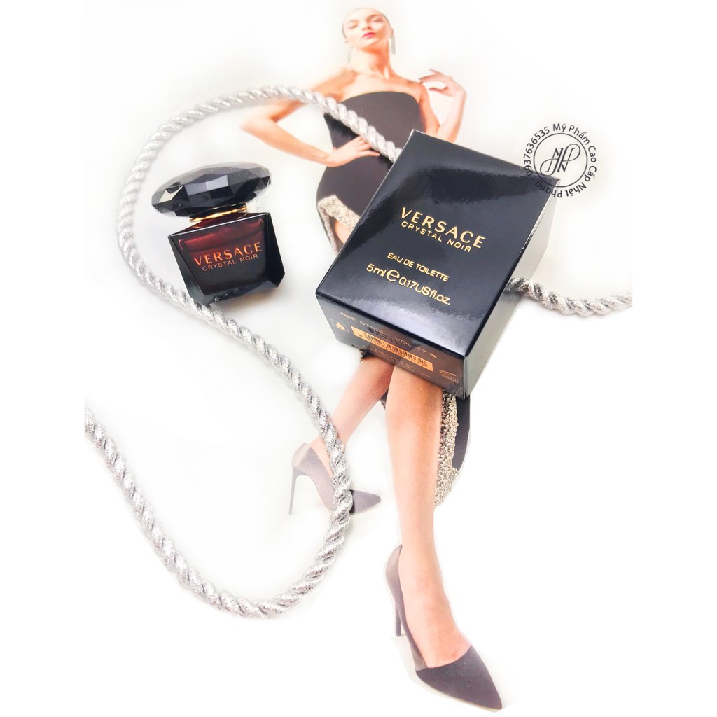 [Auth100%]Nước hoa nữ VERSACE Crystal Noir EDT 5ml | BigBuy360 - bigbuy360.vn