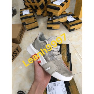 Giày thể thao qt xám kẻ cam