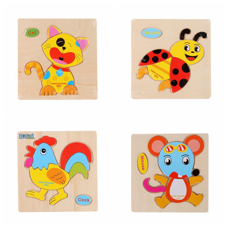 Bộ đồ chơi lắp ghép bằng gỗ sáng tạo vui nhộn cho bé ( có nhiều mẫu lựa chọn)