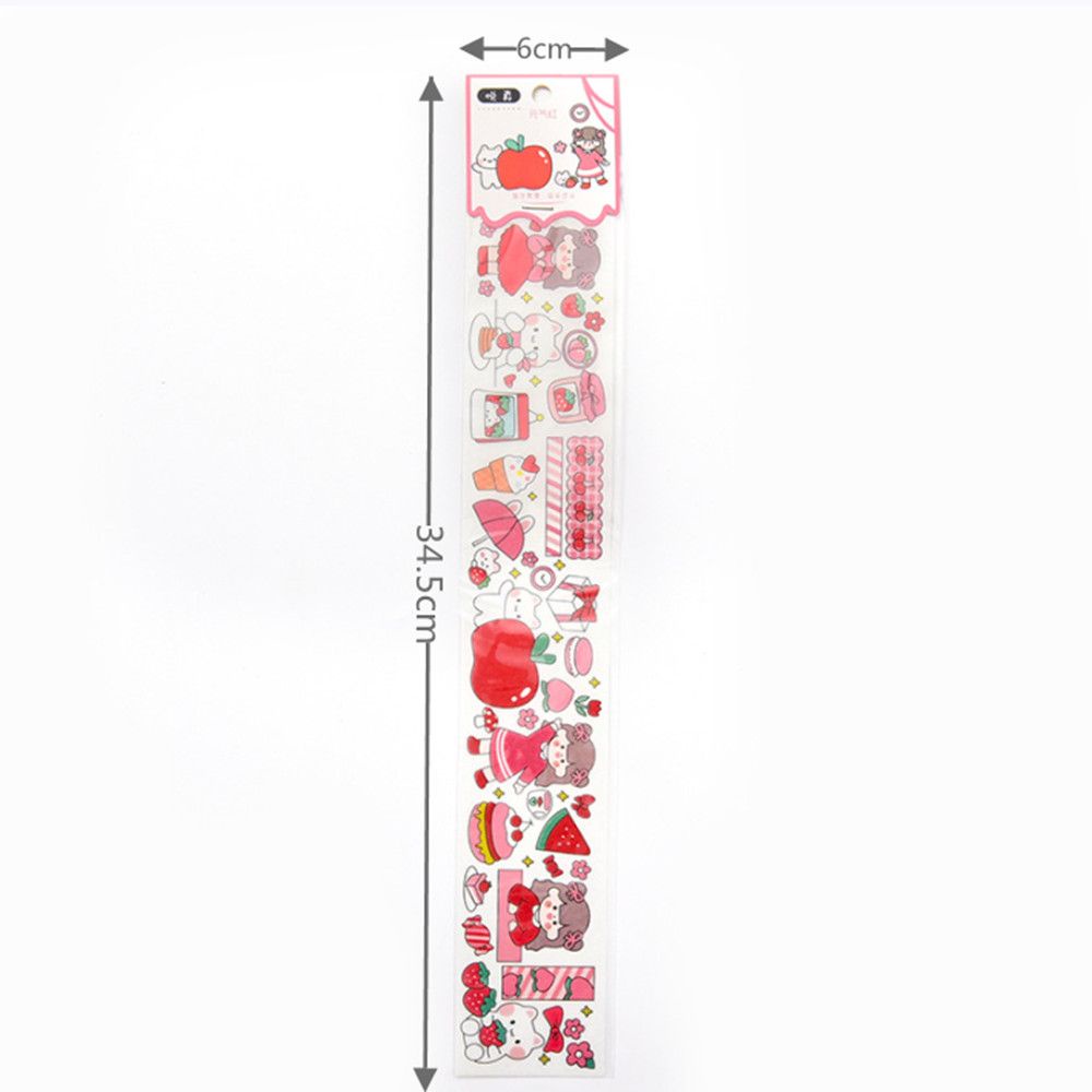 Sticker Giấy Washi Dán Trang Trí Sổ Tay Nhật Ký Diy Họa Tiết Hoạt Hình Dễ Thương