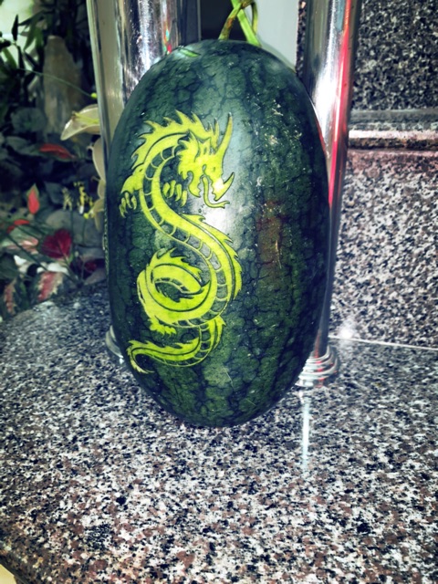 Máy khắc & cắt chữ laser, Khắc DƯA HẤU DIY tại nhà chất lượng cao giá tốt